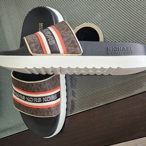 Michael kors platform Slides - womans - sz 10m